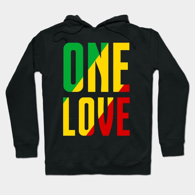 One Love Hoodie by colorsplash